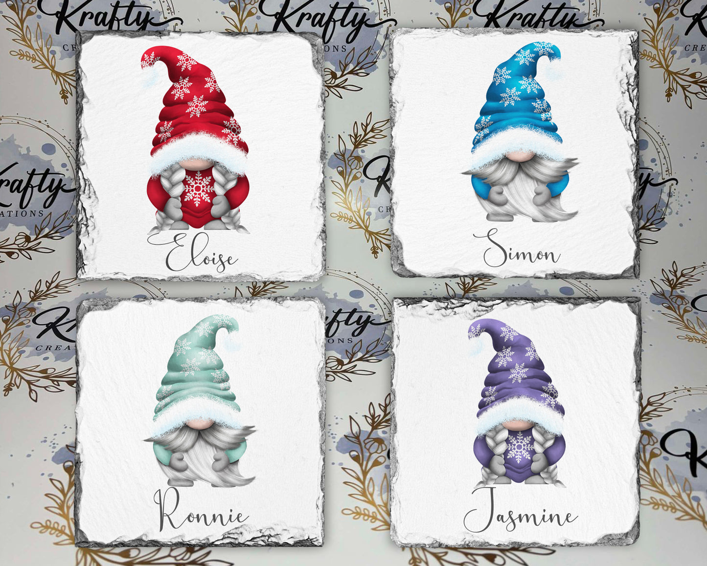Slate Coasters & Mugs - Gonks