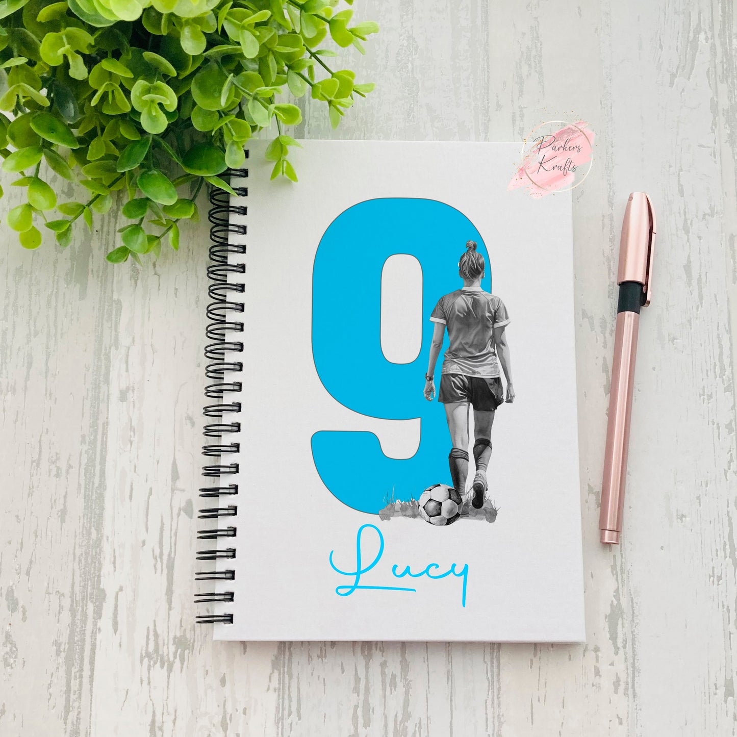 Personalised Football Notebooks