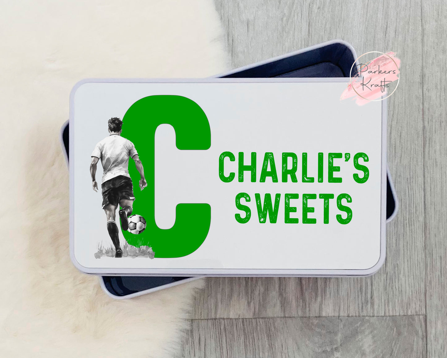 Personalised Football Tins