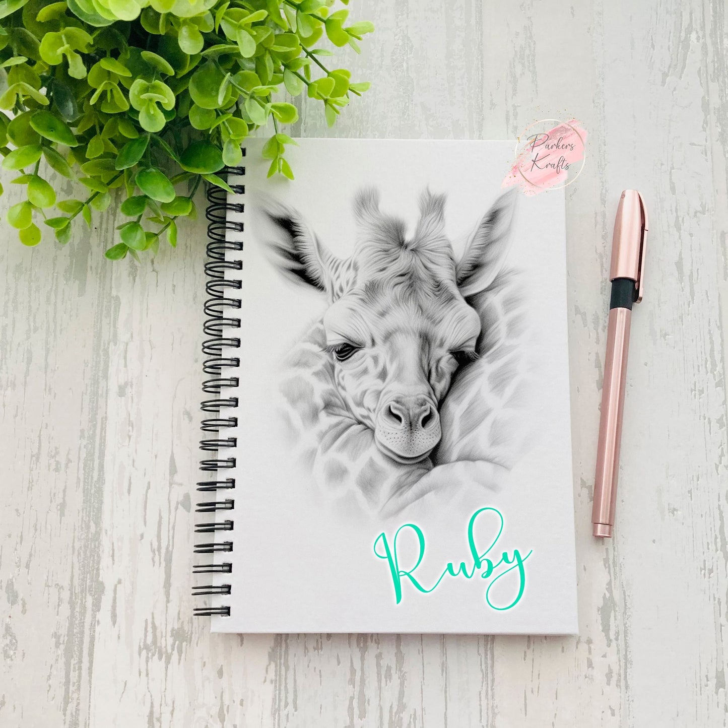 Personalised Animal Note Books