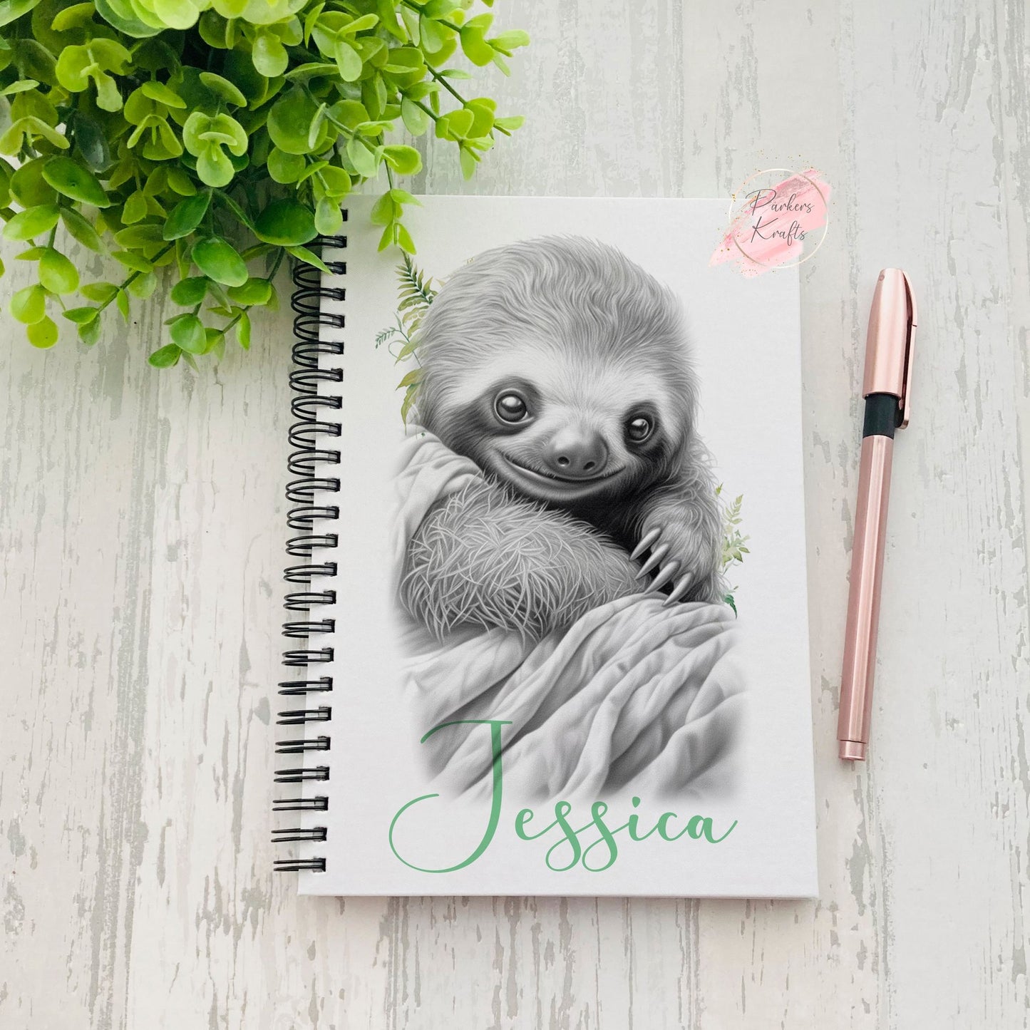 Personalised Animal Note Books