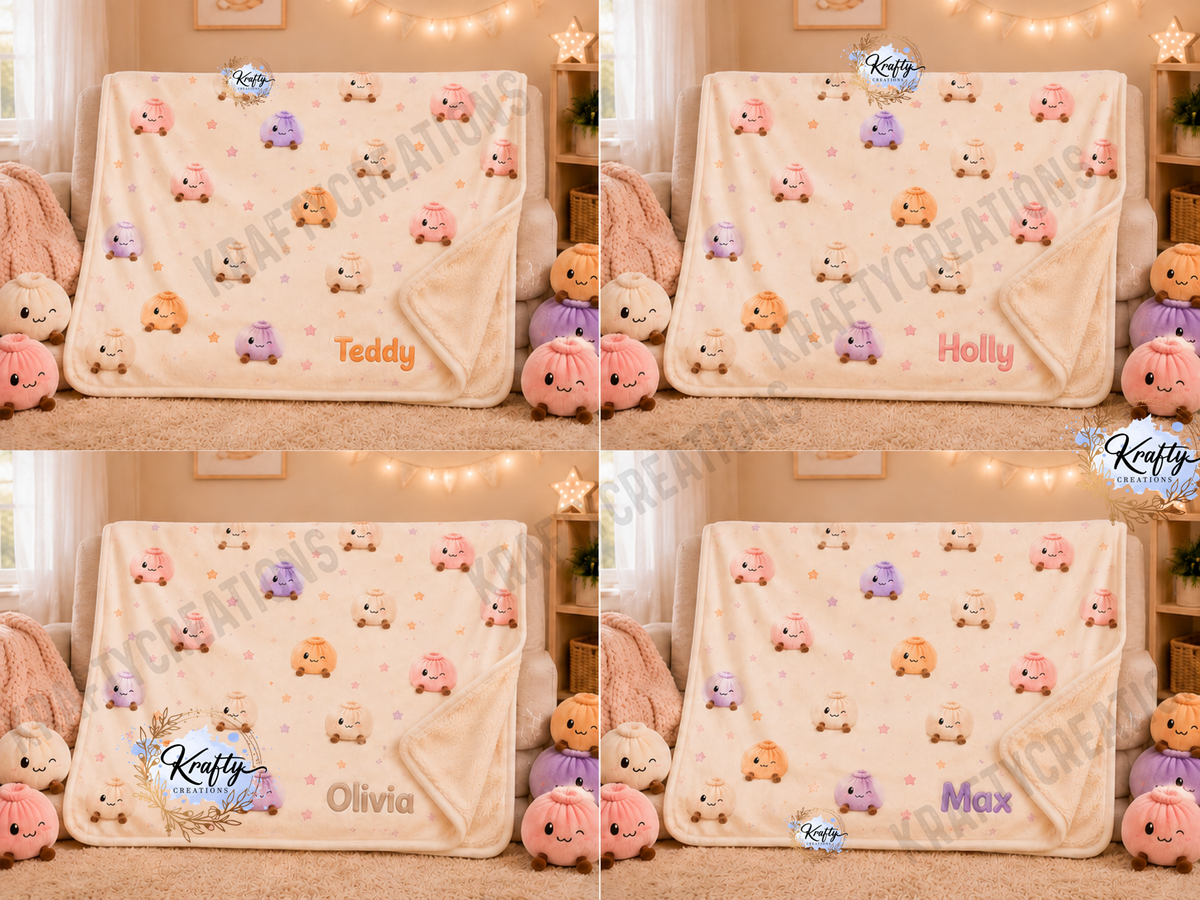 Dumplings - Blanket - With Name