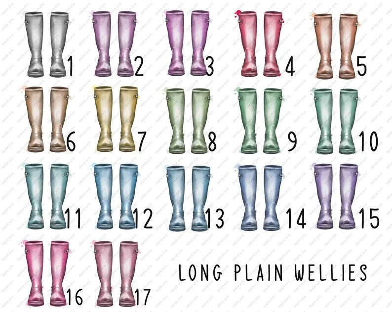 Personalised Photo Led Frame - Wellies