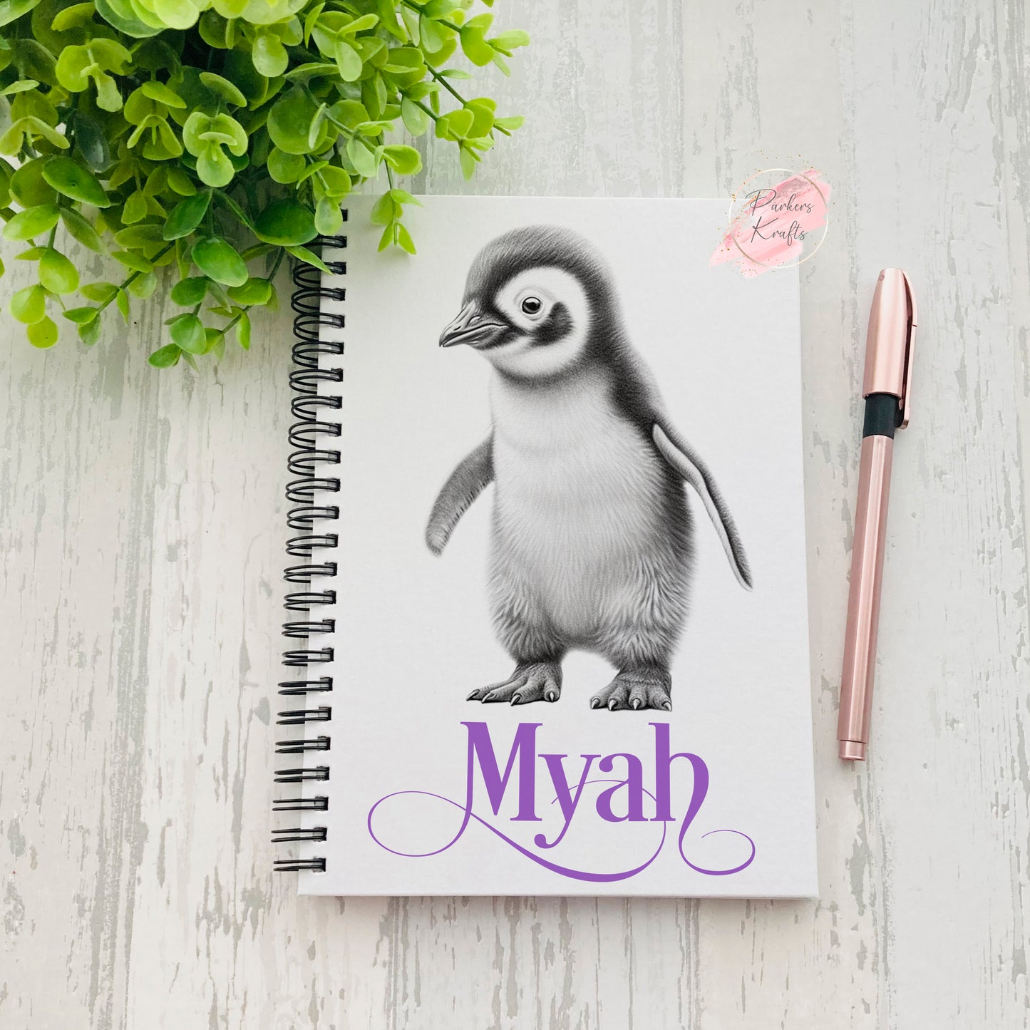 Personalised Animal Note Books