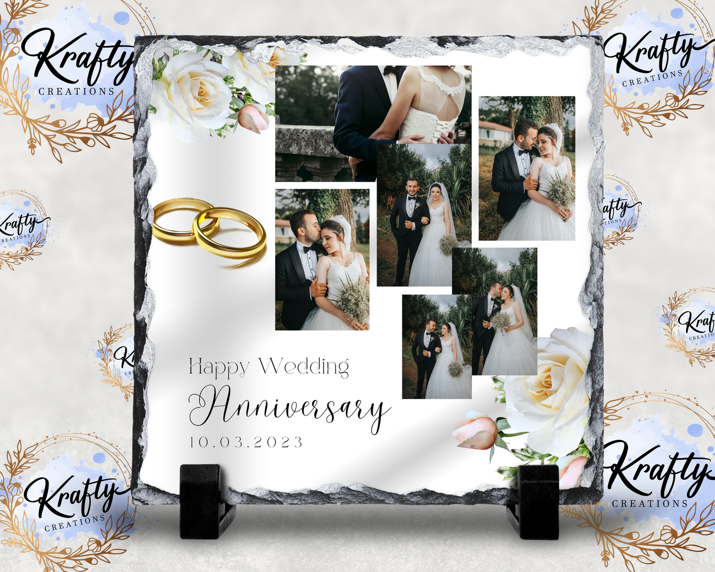 Wedding Photo Slates - 20x20cm