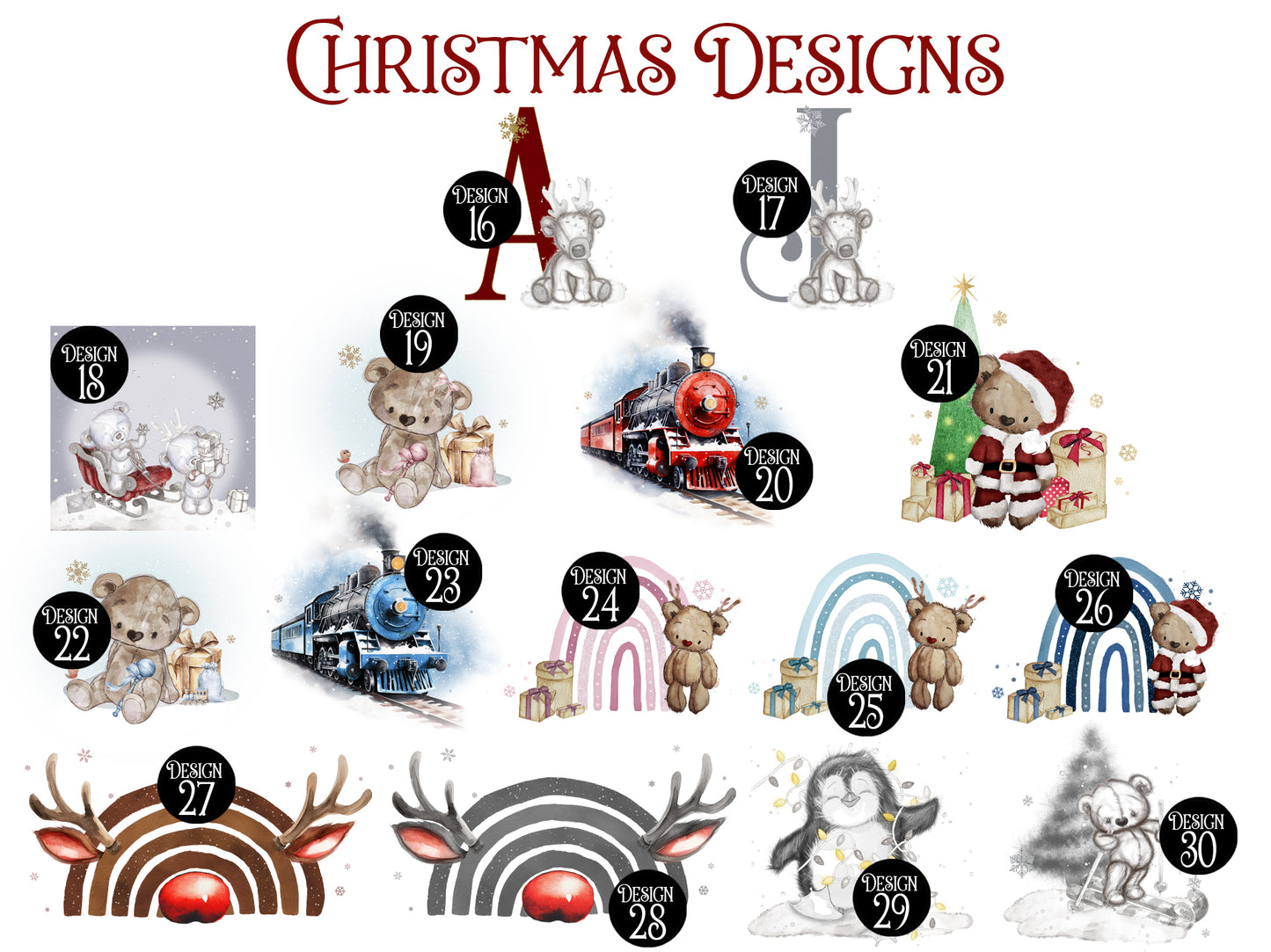 Christmas Pyjamas - Lots Designs