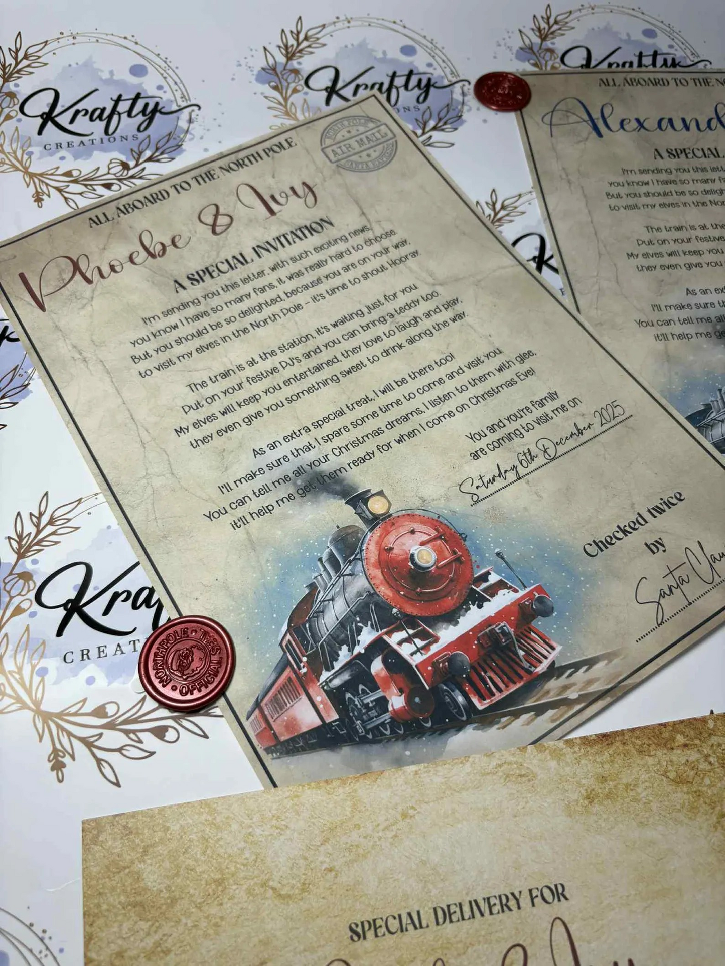 Polar Express Invites