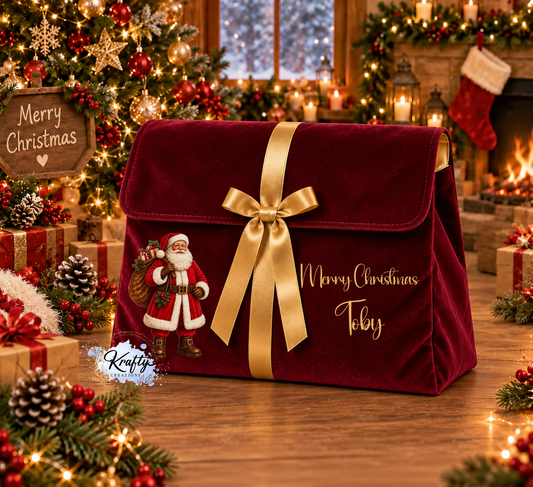Velvet Deep Christmas Bags - 6 Designs