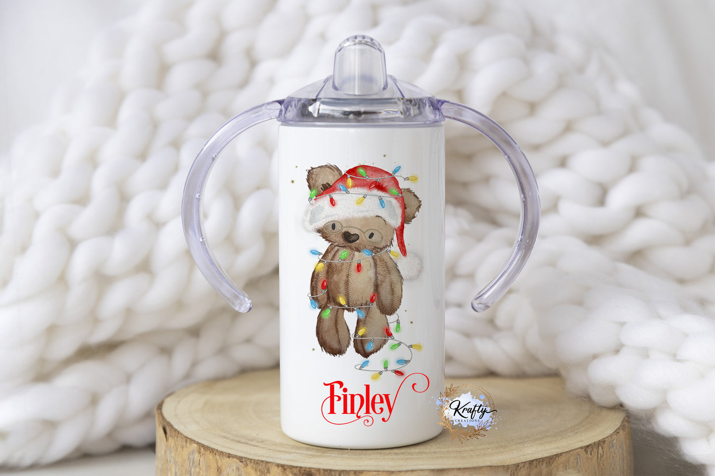 Santa Bear Sippy Cup