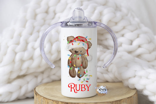 Santa Bear Sippy Cup