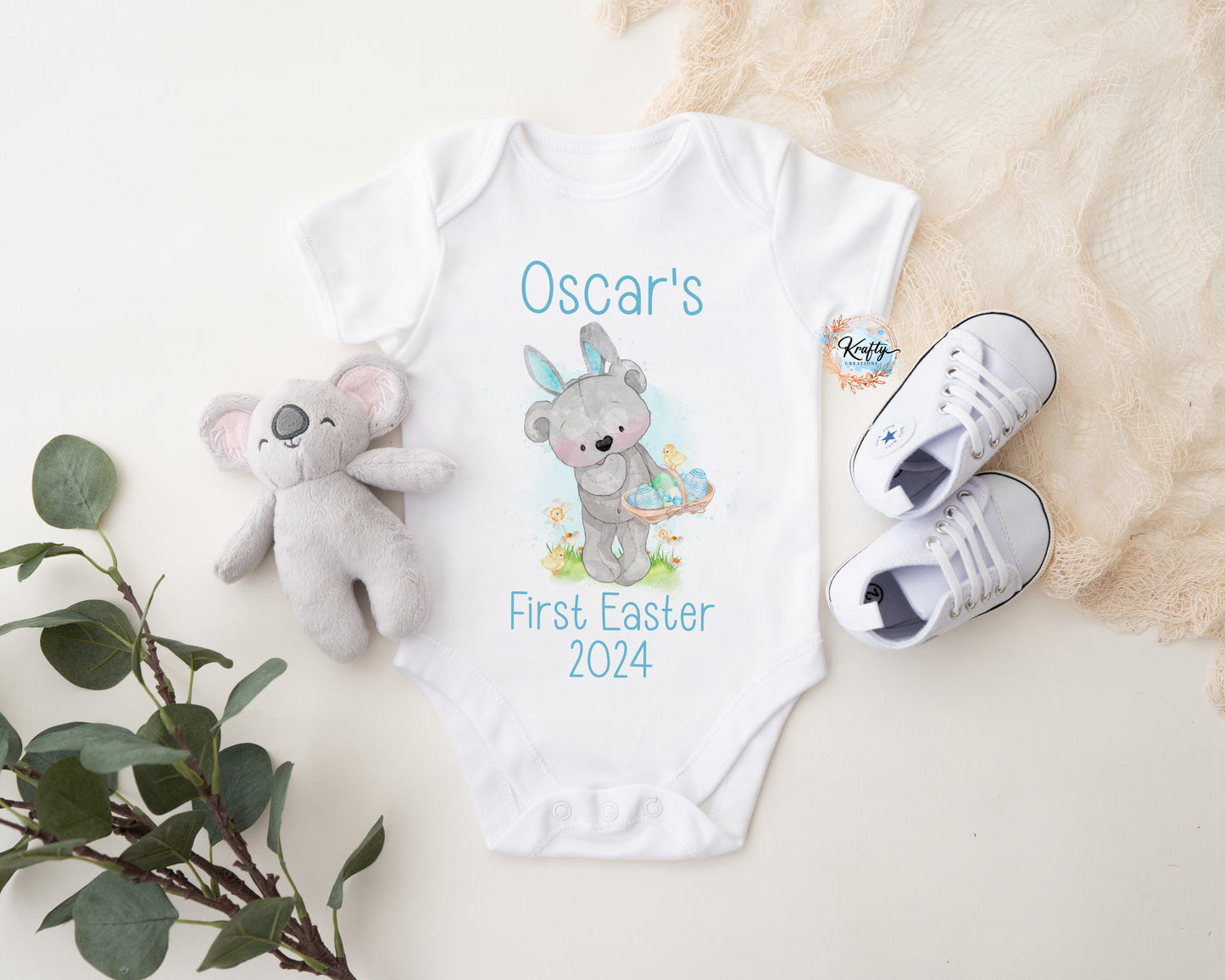 Easter Bear Sleepsuits / Vests