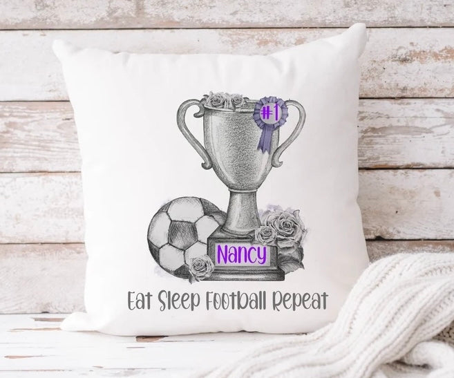 Personalised Trophy Football Cushions