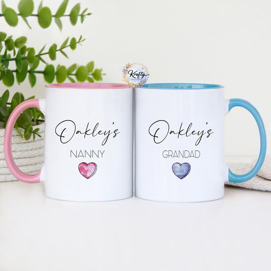Nanny, Godfather, Auntie Mugs