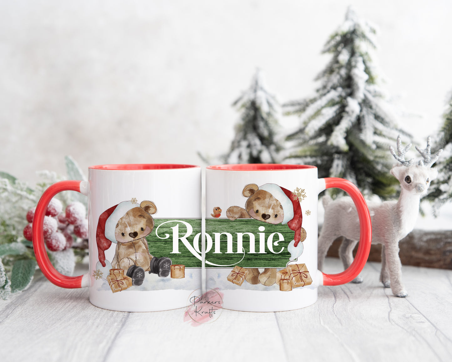 Personalised Teddy Bear Mug