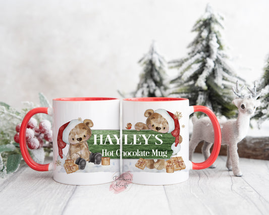 Personalised Teddy Bear Mug