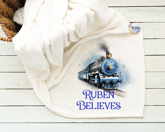 Personalised Express Train Blankets