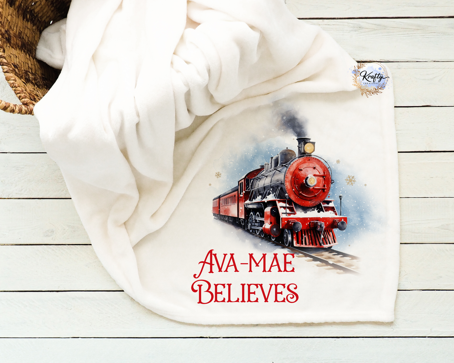 Personalised Express Train Blankets