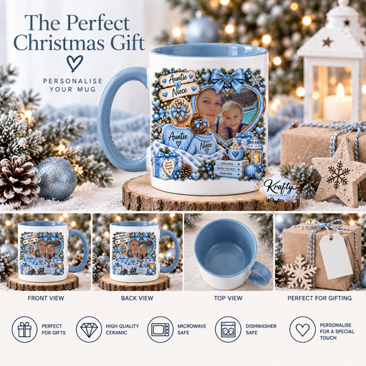 Christmas Mug - Photo in heart