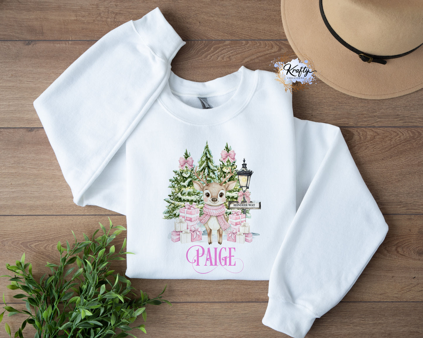 Christmas Sweatshirts - 3 Reindeers Designs