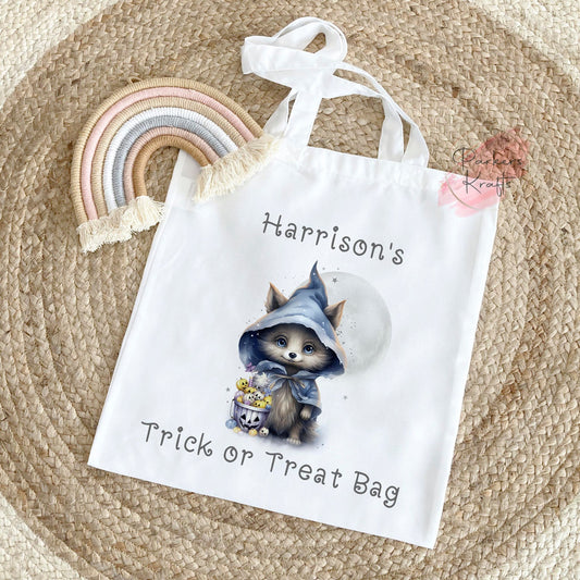 Personalised Halloween Tote Bags