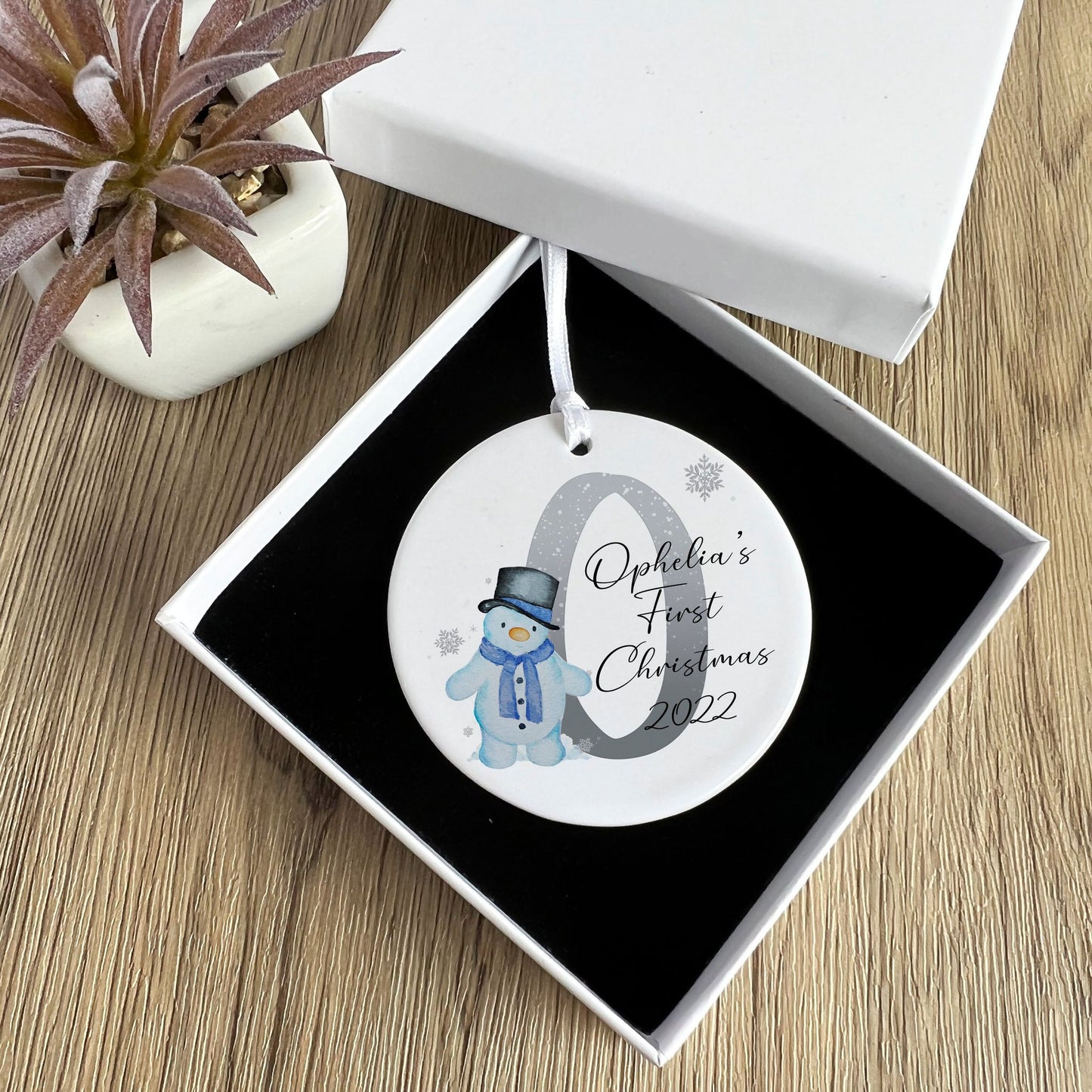 Personalised Christmas Initial Baubles