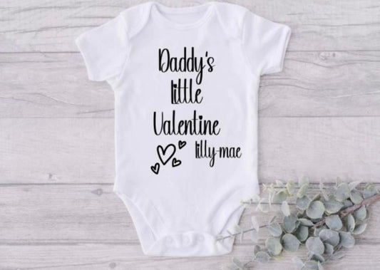 Personalised Valentines Baby Vest