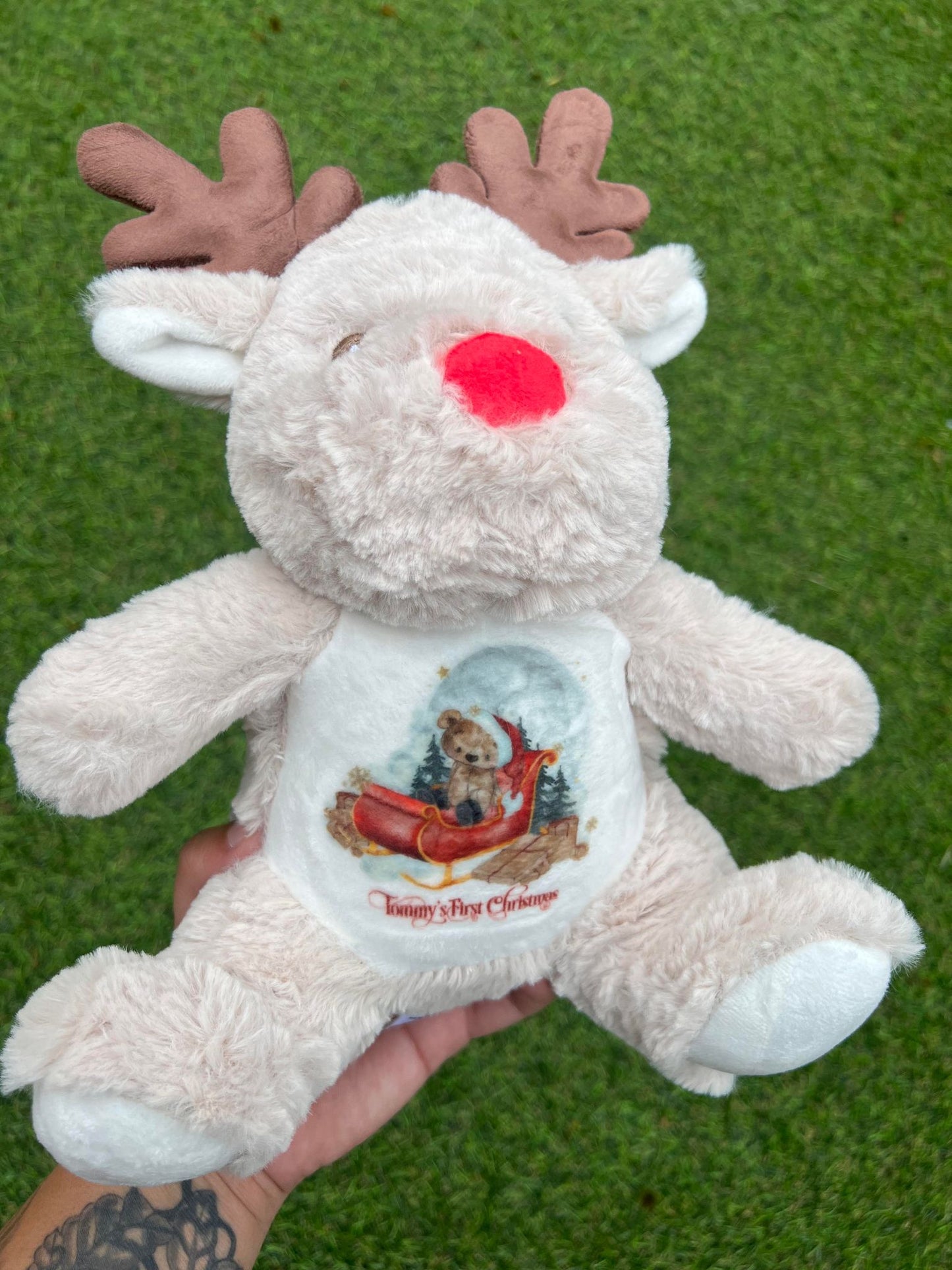 Personalised Reindeer Teddys