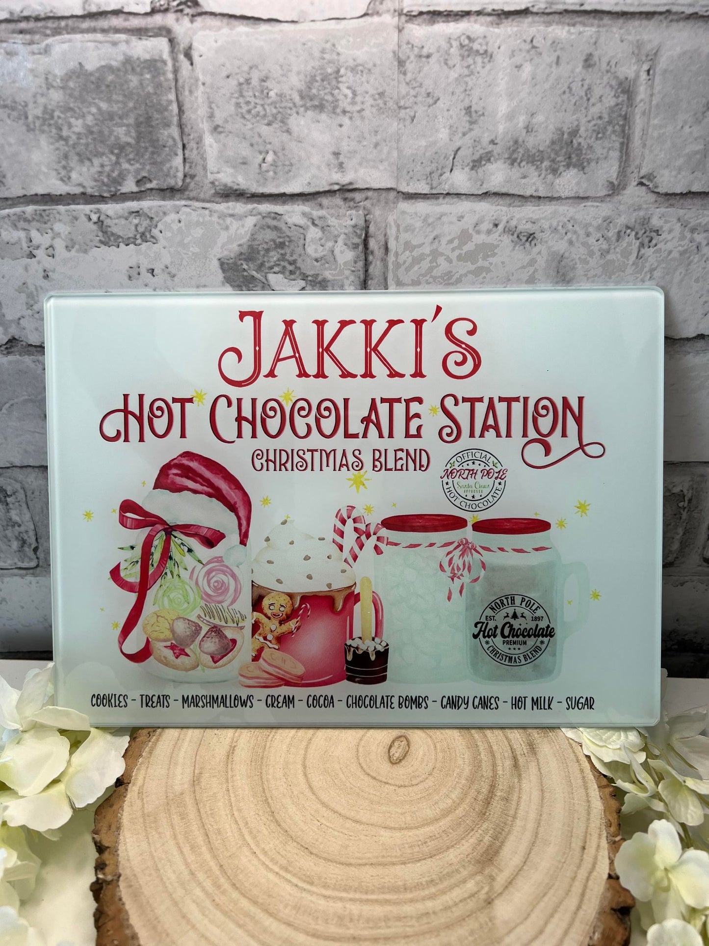 Hot Chocolate Station - Chopping Board