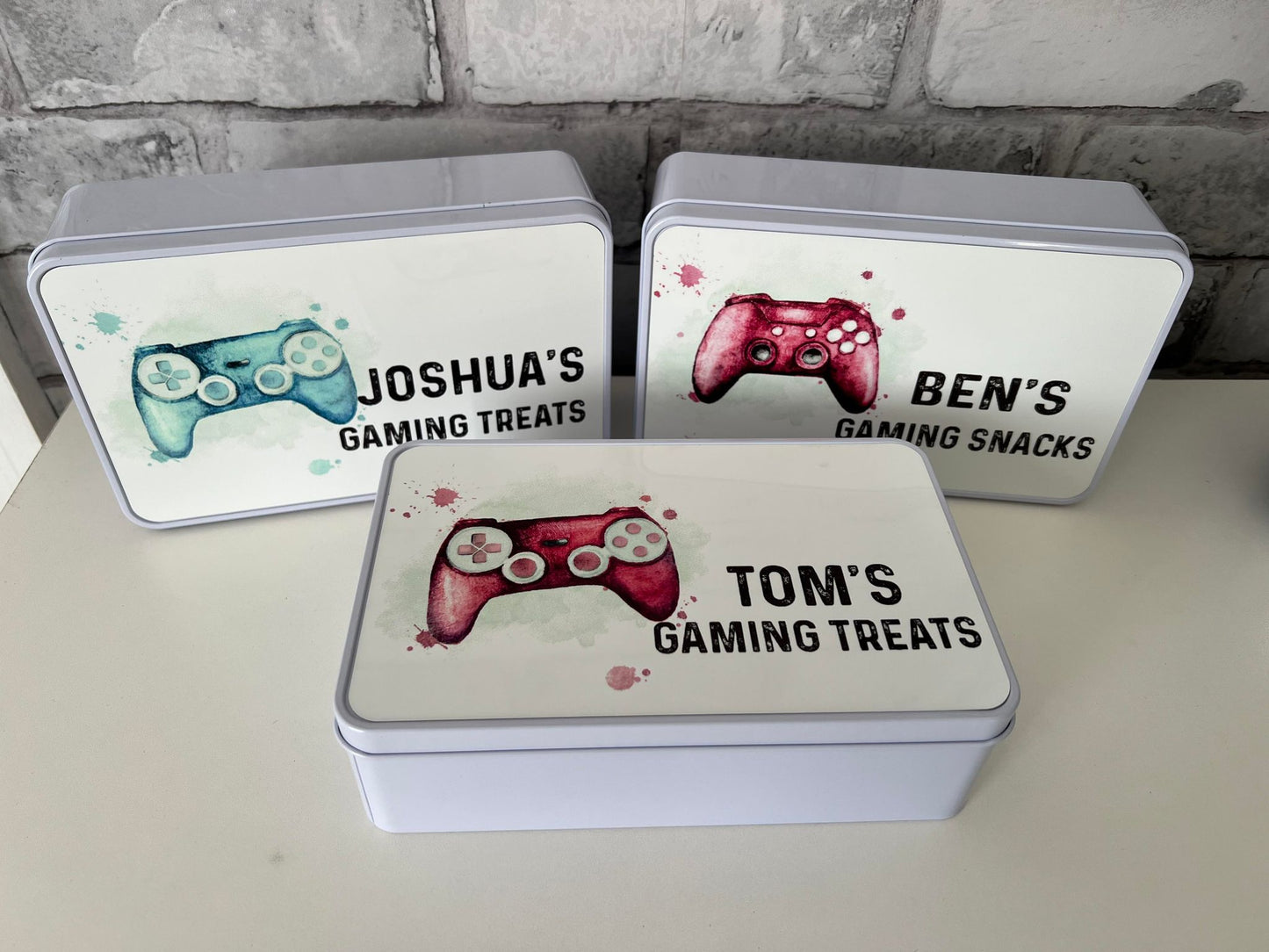 Personalised Gaming Sweet Tins