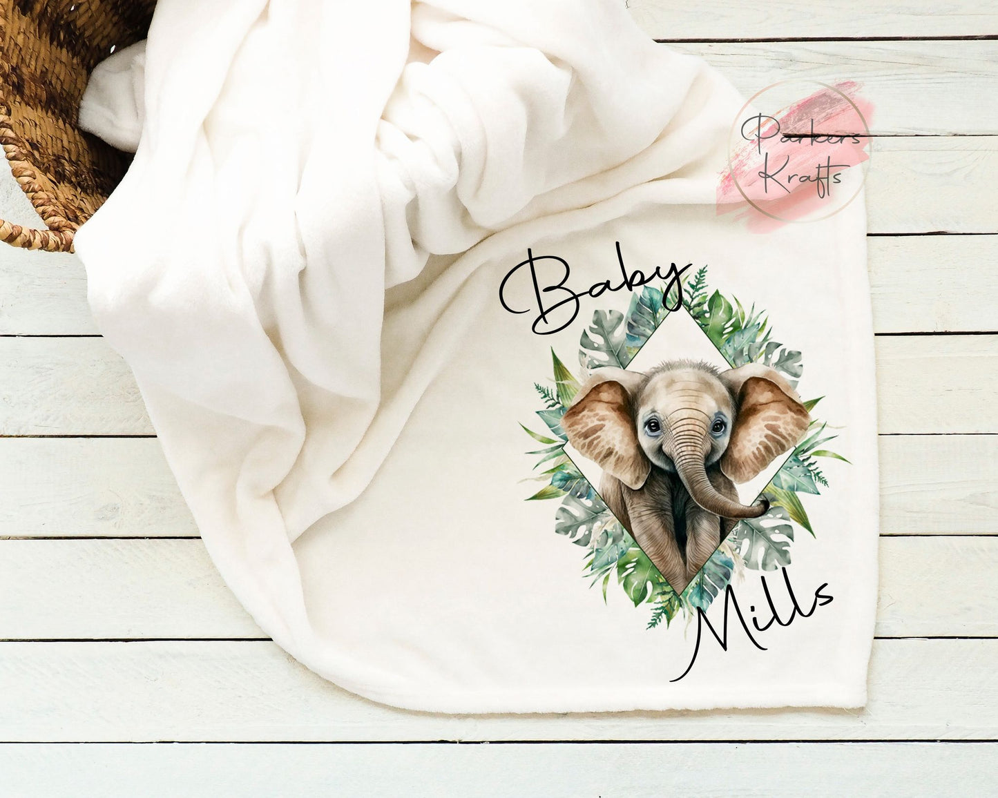 Personalised Safari Blanket