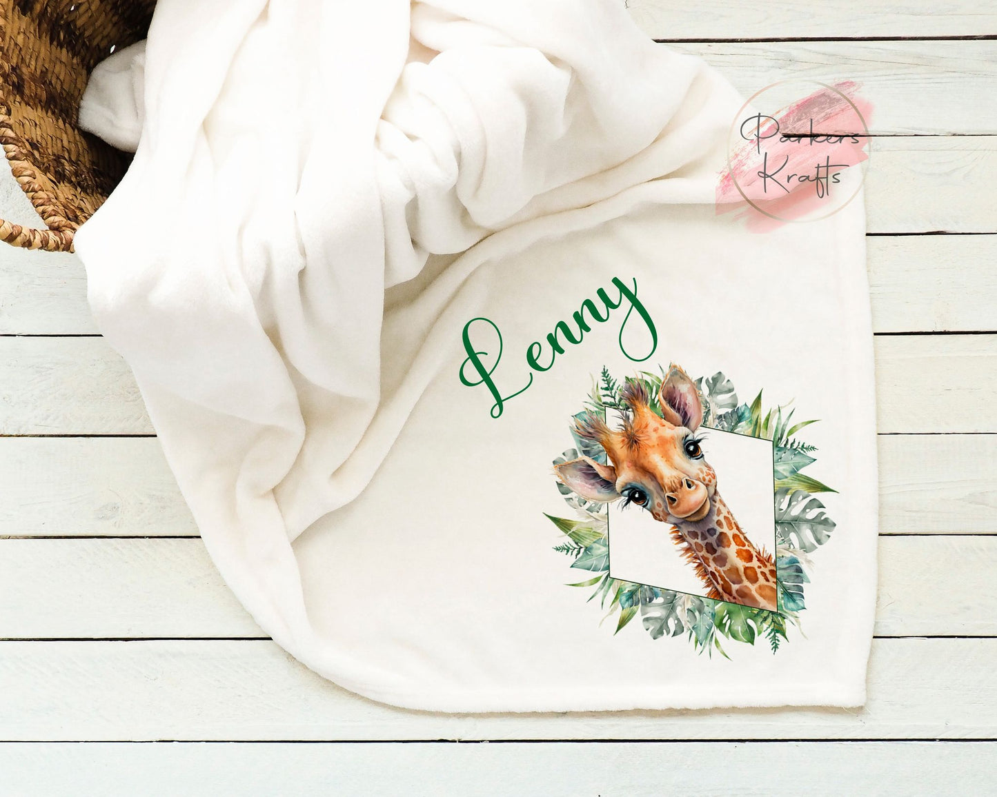 Personalised Safari Blanket