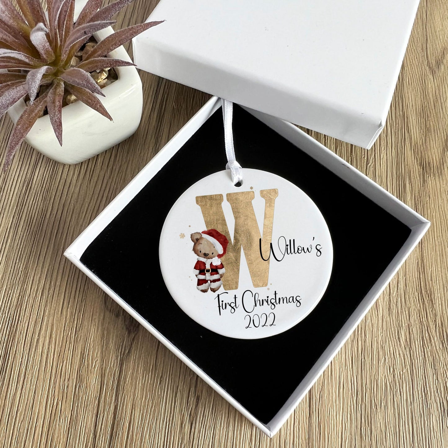 Personalised Christmas Initial Baubles