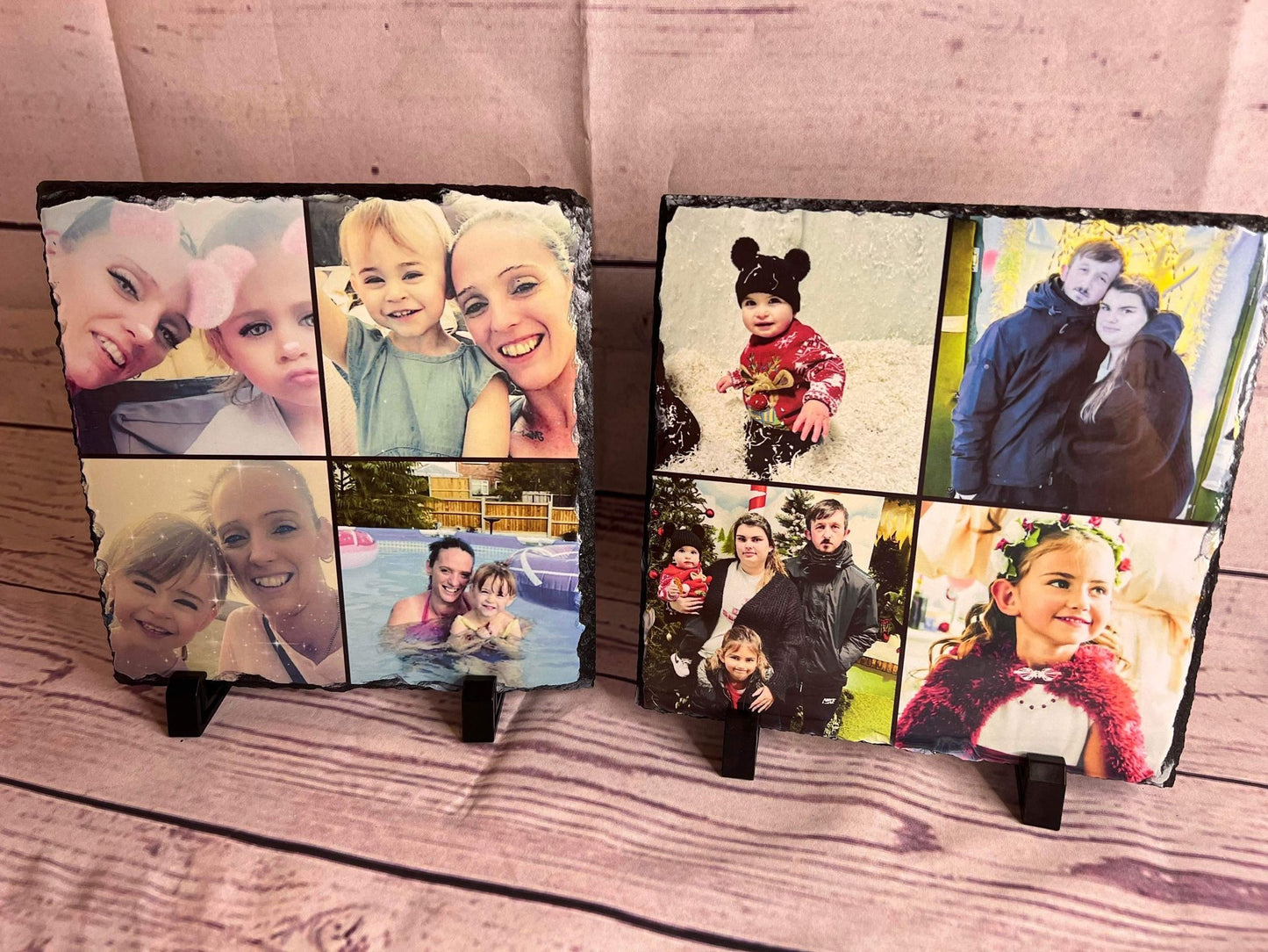 Rock Photo Slate - 4 Photos - 20x20cm