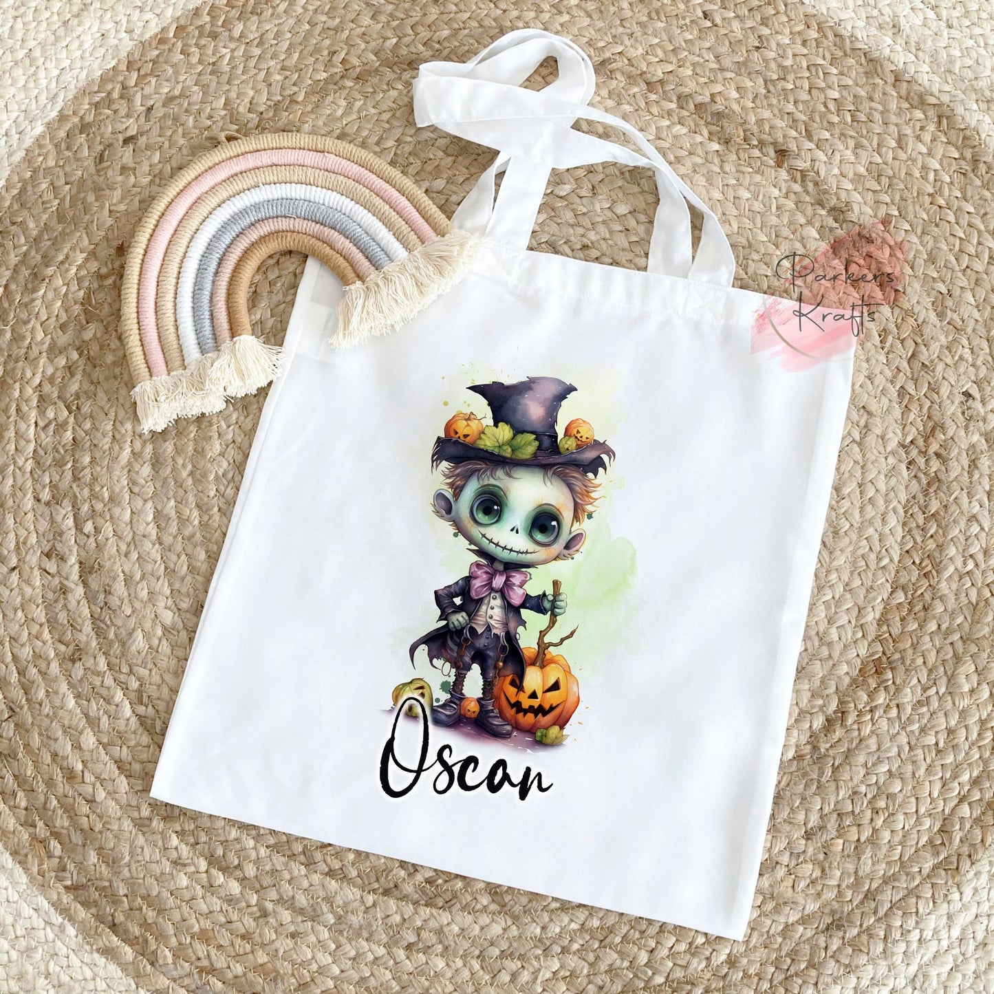 Personalised Halloween Tote Bags