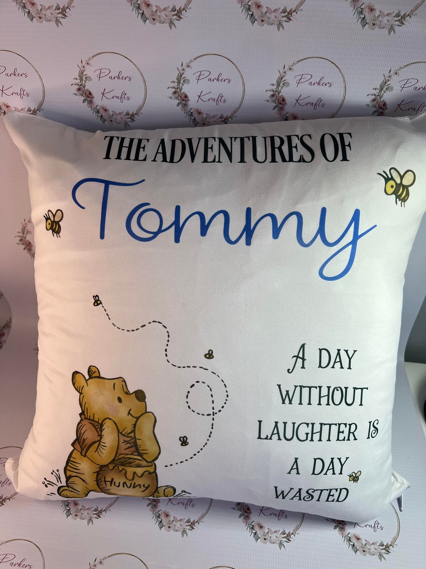 Personalised Winnie The Pooh Cushion