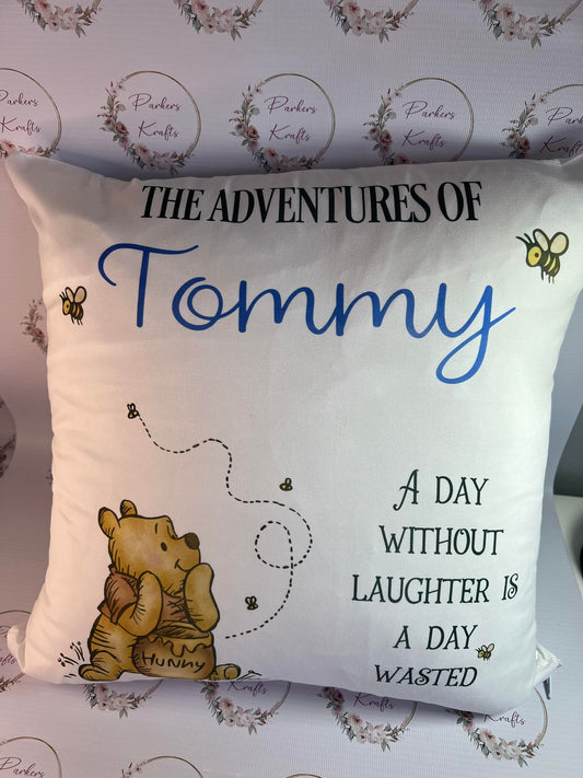 Personalised Winnie The Pooh Cushion