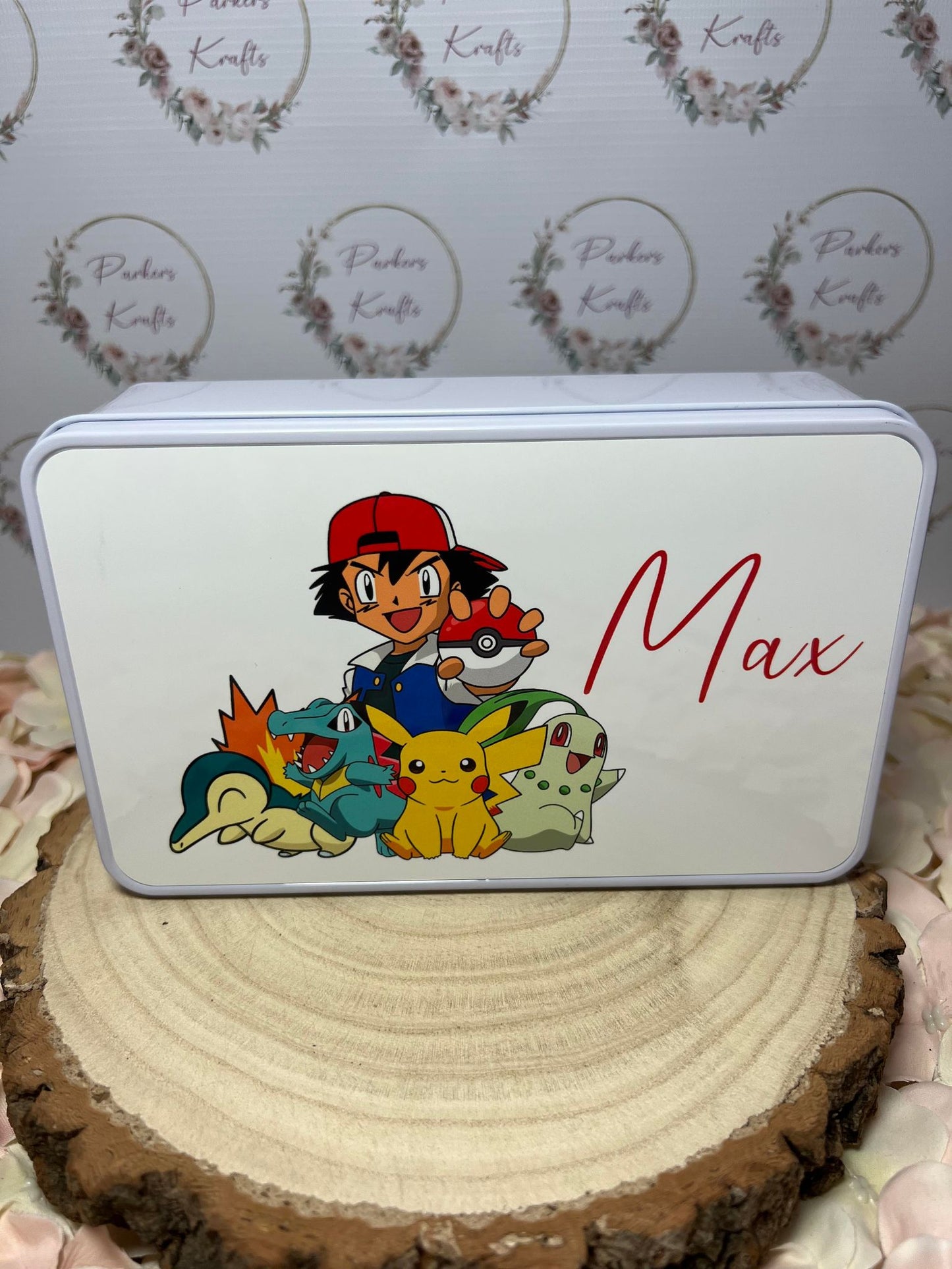 Personalised Pokemon Sweet Tins