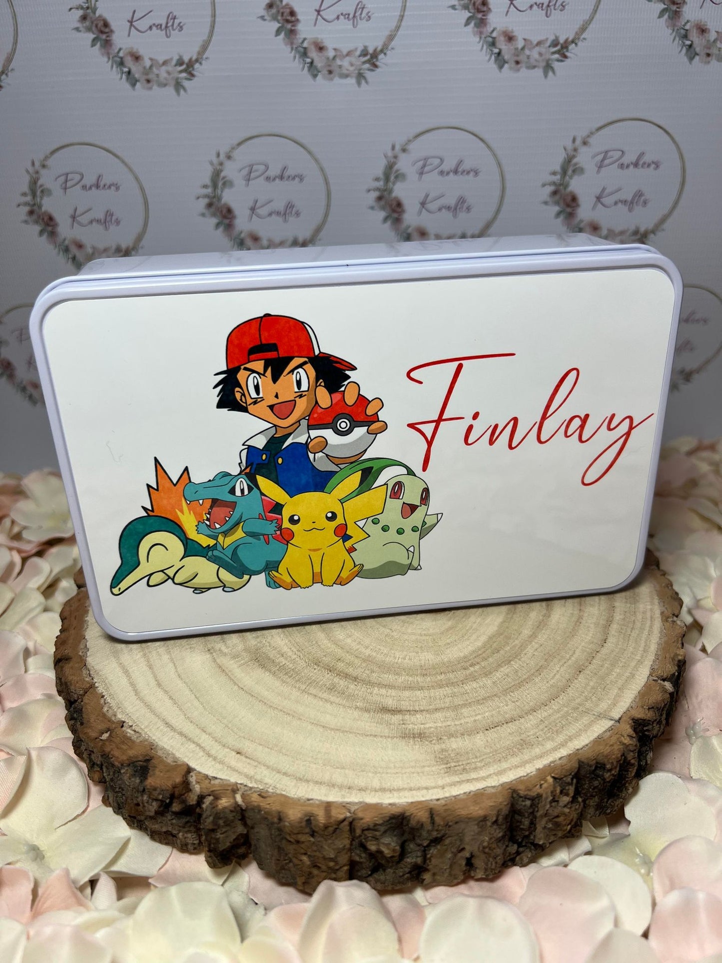 Personalised Pokemon Sweet Tins