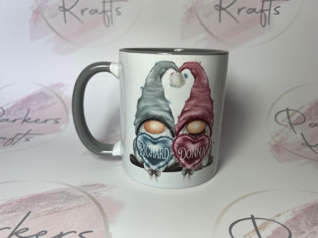 Personalised Couple Gonk Mug