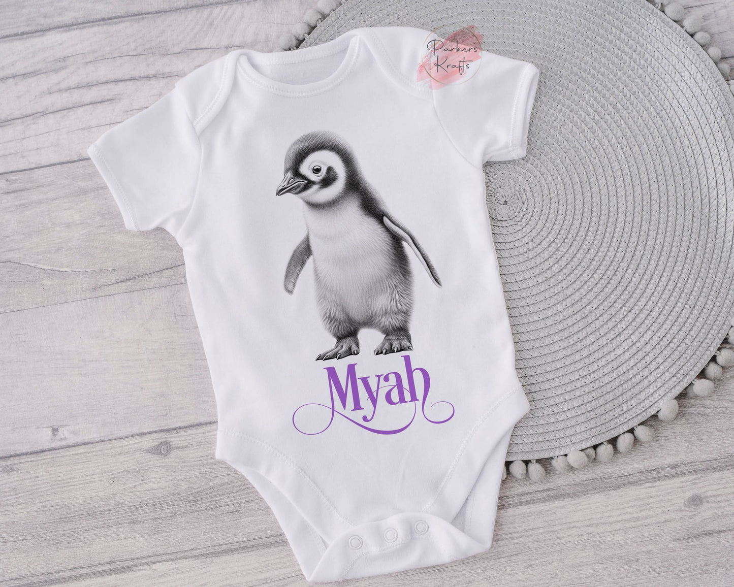 Personalised Animal Baby Vests