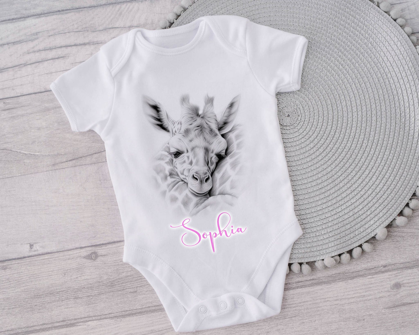 Personalised Animal Baby Vests