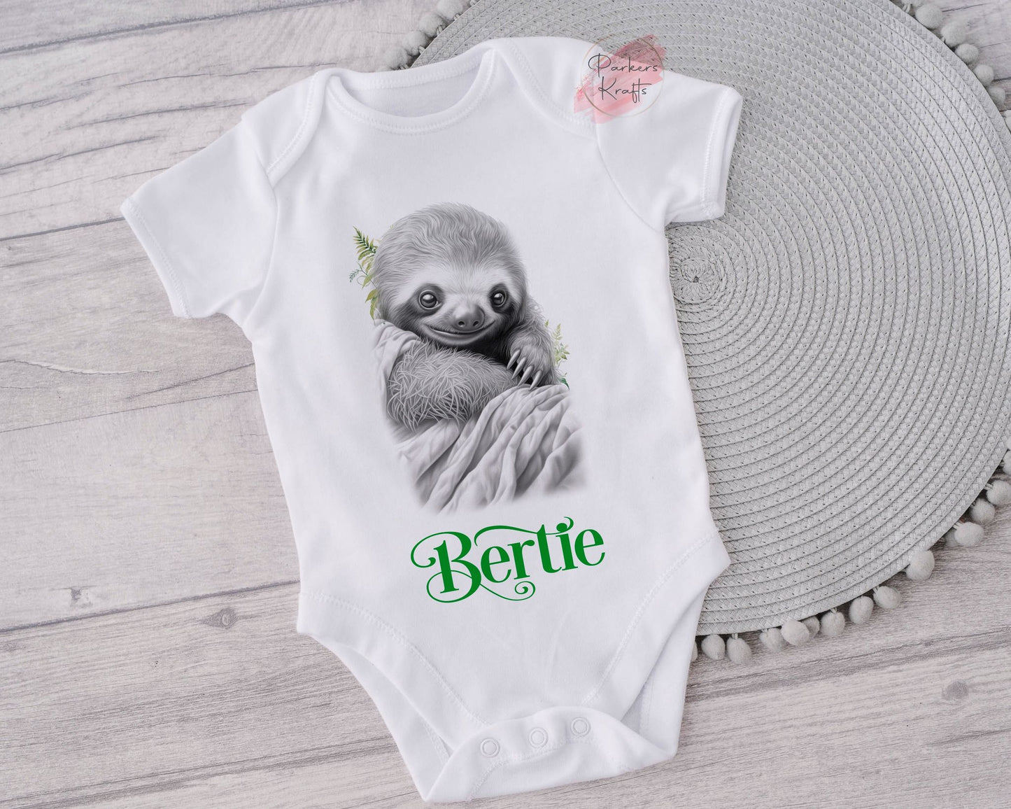 Personalised Animal Baby Vests