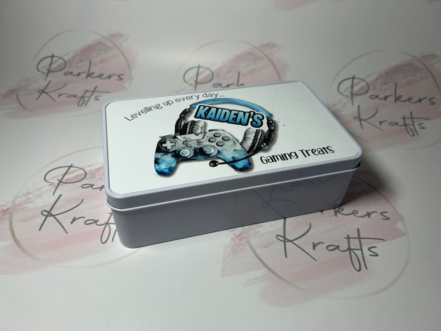 Personalised Gaming Treat Tins