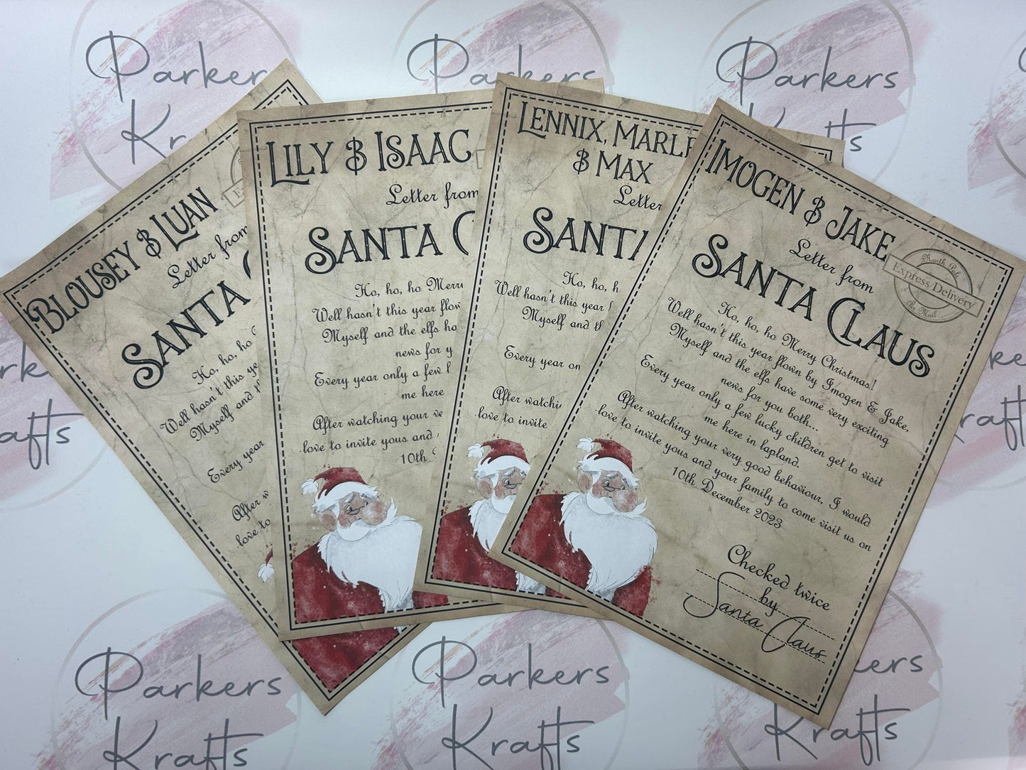 Personalised Santa Lapland Invites