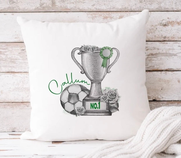 Personalised Trophy Football Cushions