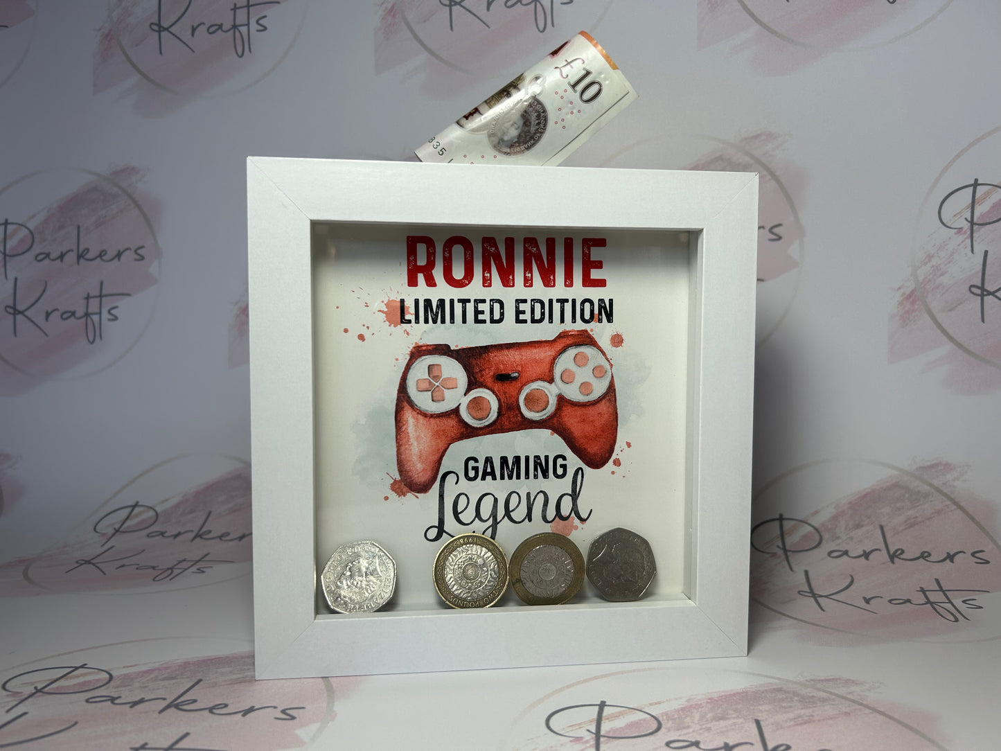 Personalised Gaming Money Boxes