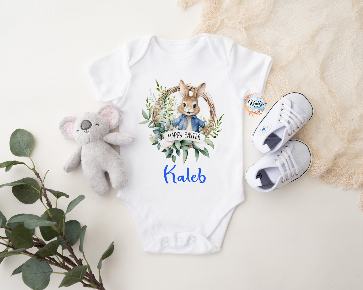 Bunny Sleepsuits / Vests - Pink or Blue