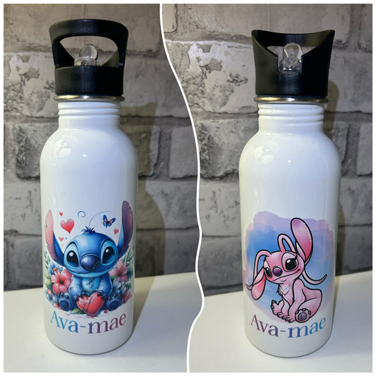 Stitch / Angel Water Bottles