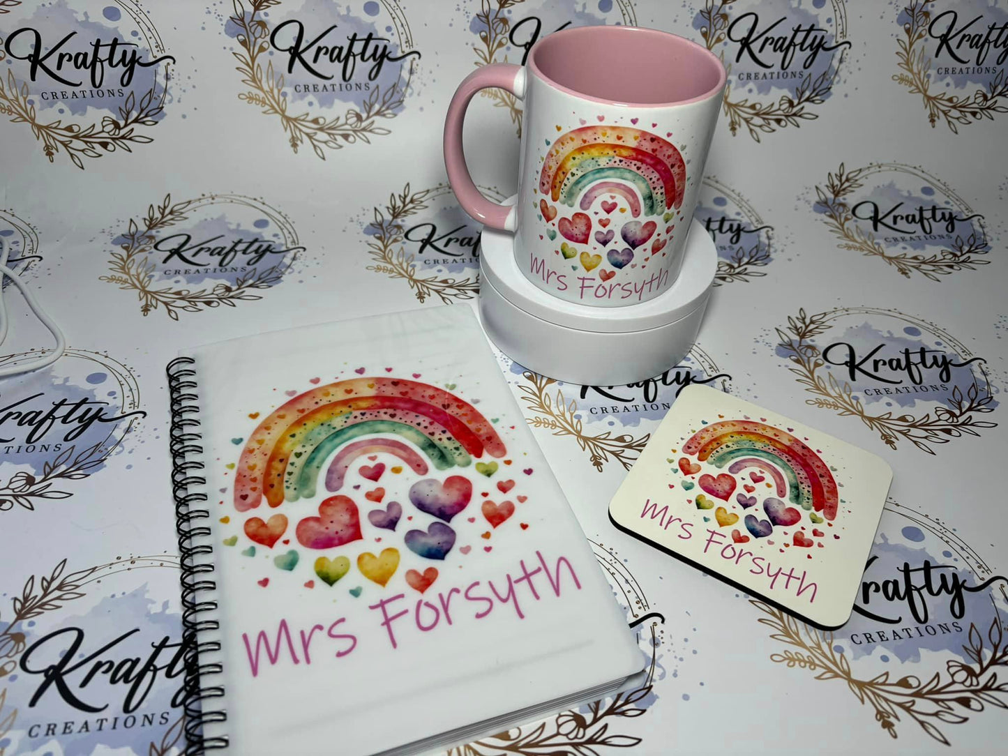 Rainbow Heart Teacher Gifts