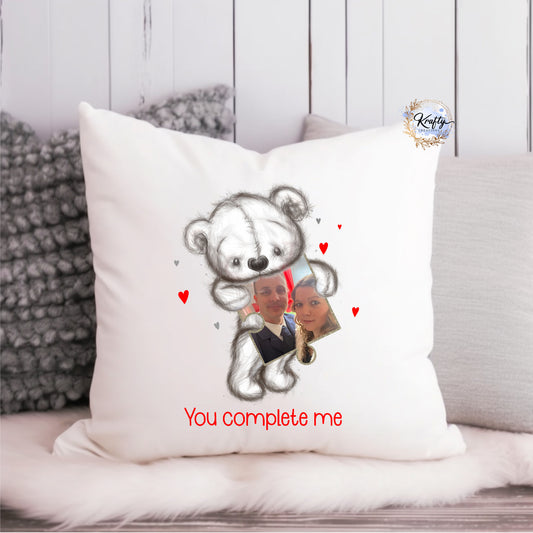 Puzzle Piece Photo Cushion
